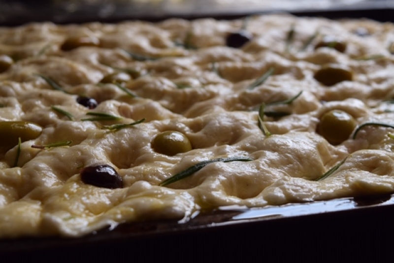 Olive and Rosemary Focaccia