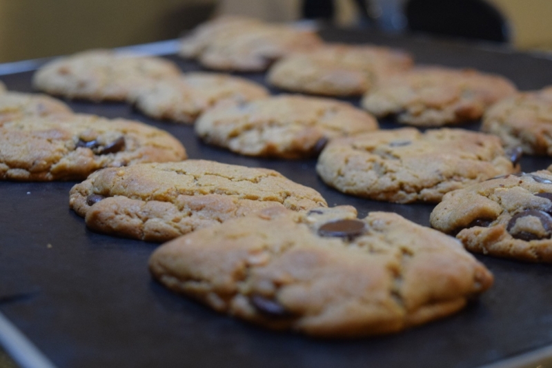 Peanut Butter & Chocolate Chip Cookies